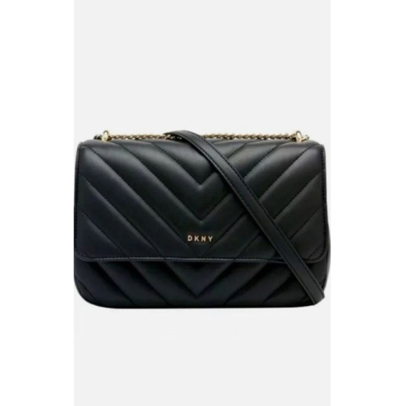 Dkny Bags Dkny Veronica Chevron Quilted Design Crossbody Chain